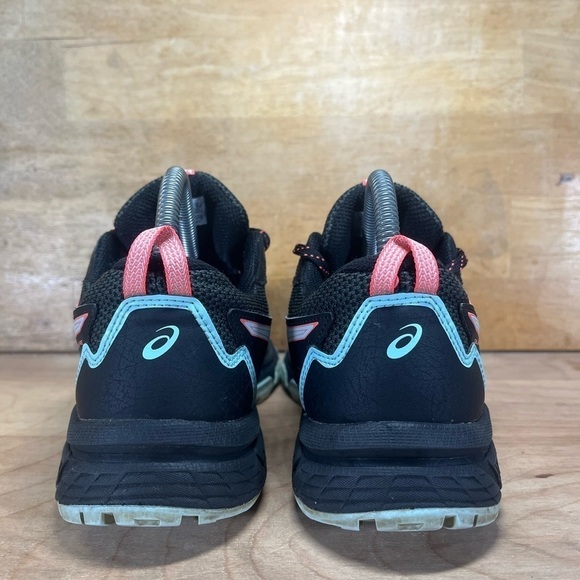 Asics Gel Venture 8 Womens Sz 8 Trail Running Shoes Sneakers Black Pink 1012A708 - Picture 4 of 8